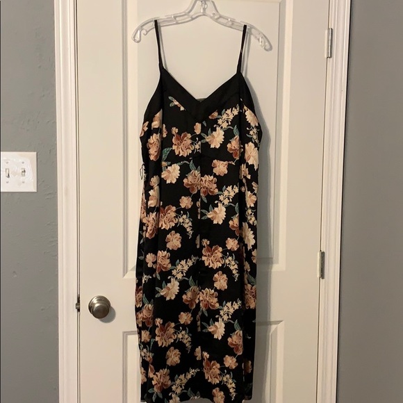 a new day Dresses & Skirts - A New Day Slip Dress w/Floral Pattern